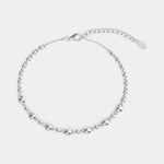 Bezel Set Lab - Grown Diamond Station Bracelet in Sterling Silver - Bracelets