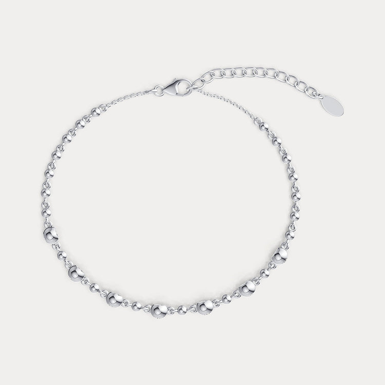 Bezel Set Lab - Grown Diamond Station Bracelet in Sterling Silver - Bracelets