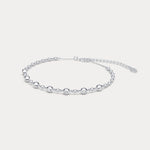 Bezel Set Lab - Grown Diamond Station Bracelet in Sterling Silver - Bracelets