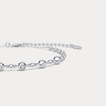 Bezel Set Lab - Grown Diamond Station Bracelet in Sterling Silver - Bracelets