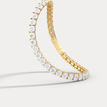 Brilliance Lab Created Diamond 1.00 CTW Tennis Bracelet in 925 Silver - Bracelets