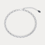 1 CTW Bezel Set Lab - Grown Diamond Eternity Tennis Bracelet in Sterling Silver - Bracelets
