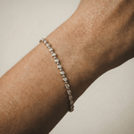 1 CTW Bezel Set Lab - Grown Diamond Eternity Tennis Bracelet in Sterling Silver - Bracelets