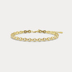 1 CTW Bezel Set Lab - Grown Diamond Eternity Tennis Bracelet in Sterling Silver - Bracelets