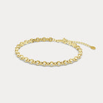 1 CTW Bezel Set Lab - Grown Diamond Eternity Tennis Bracelet in Sterling Silver - Bracelets