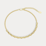 Bezel Set Lab - Grown Diamond Half Tennis Bracelet in Sterling Silver - Bracelets