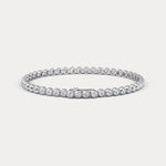 2 Carat Bezel Set Lab - Grown Diamond Tennis Bracelet in Sterling Silver - Bracelets
