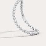 2 Carat Bezel Set Lab - Grown Diamond Tennis Bracelet in Sterling Silver - Bracelets