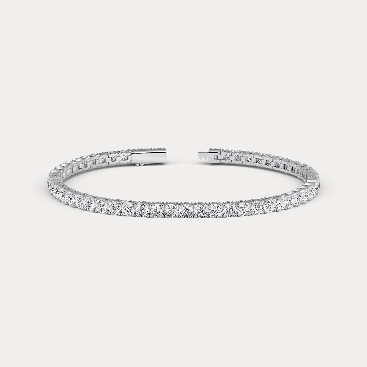 7 CTW Luxury Lab - Grown Diamond Tennis Bracelet in Sterling Silver - Bracelets
