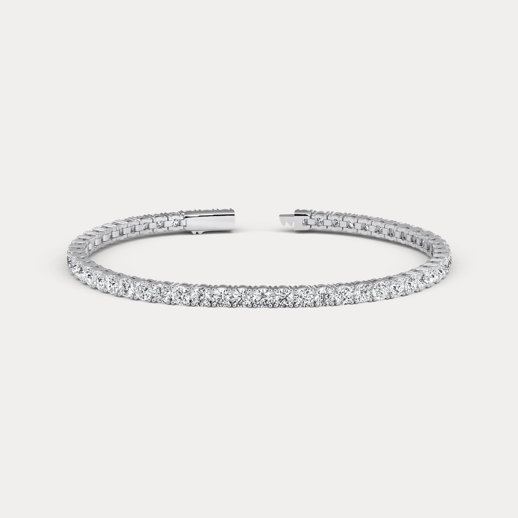 7 CTW Luxury Lab - Grown Diamond Tennis Bracelet in Sterling Silver - Bracelets