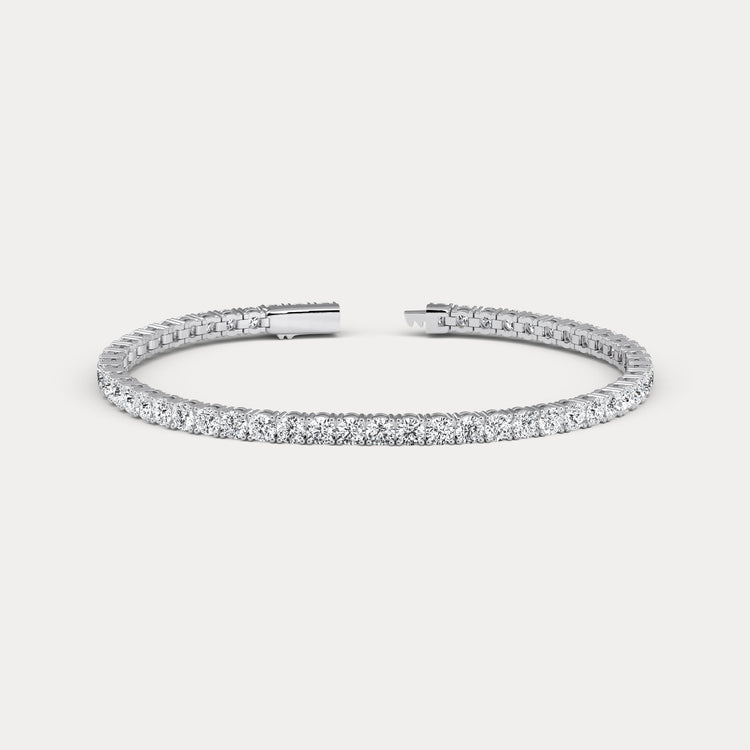 7 CTW Luxury Lab - Grown Diamond Tennis Bracelet in Sterling Silver - Bracelets