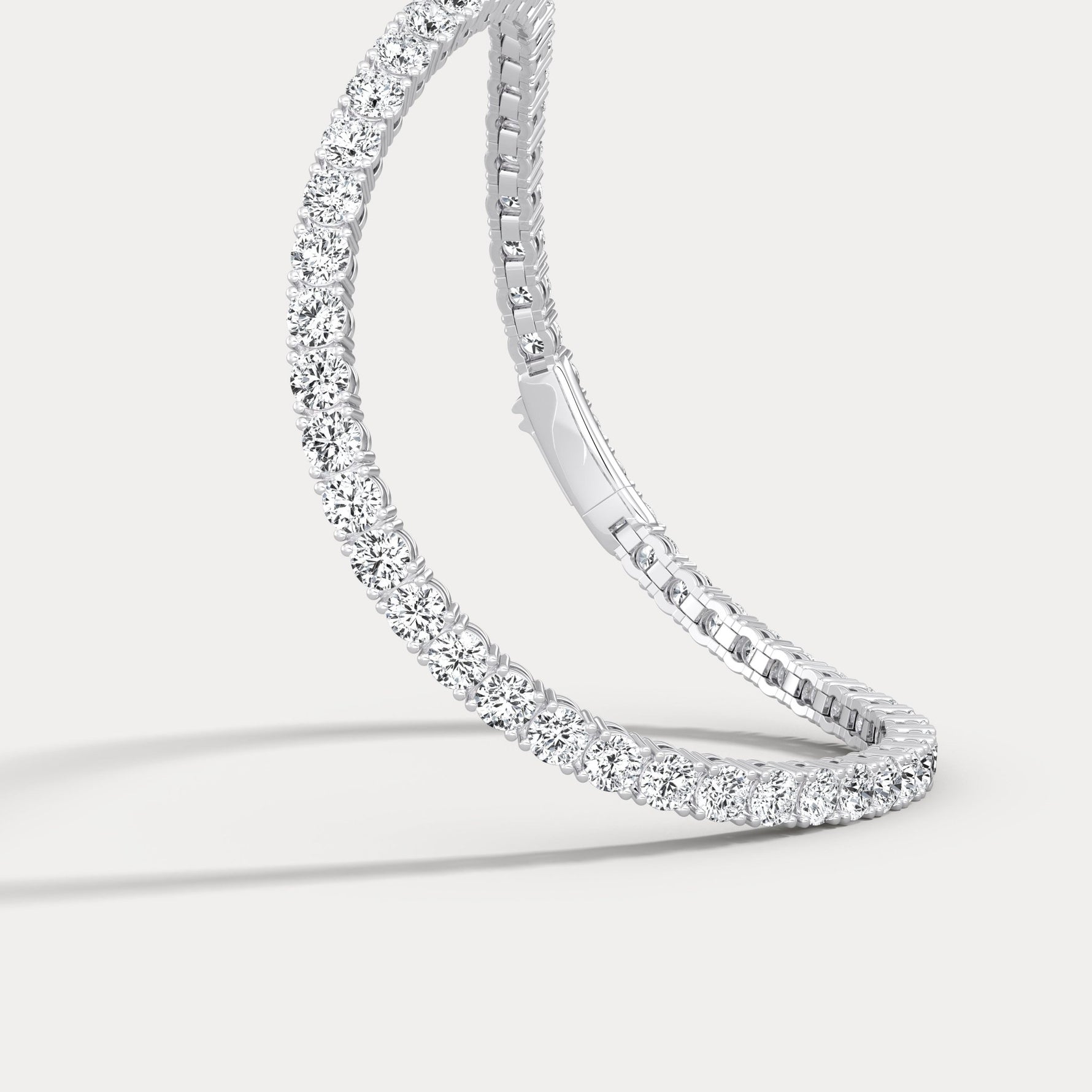 7 CTW Luxury Lab - Grown Diamond Tennis Bracelet in Sterling Silver - Bracelets