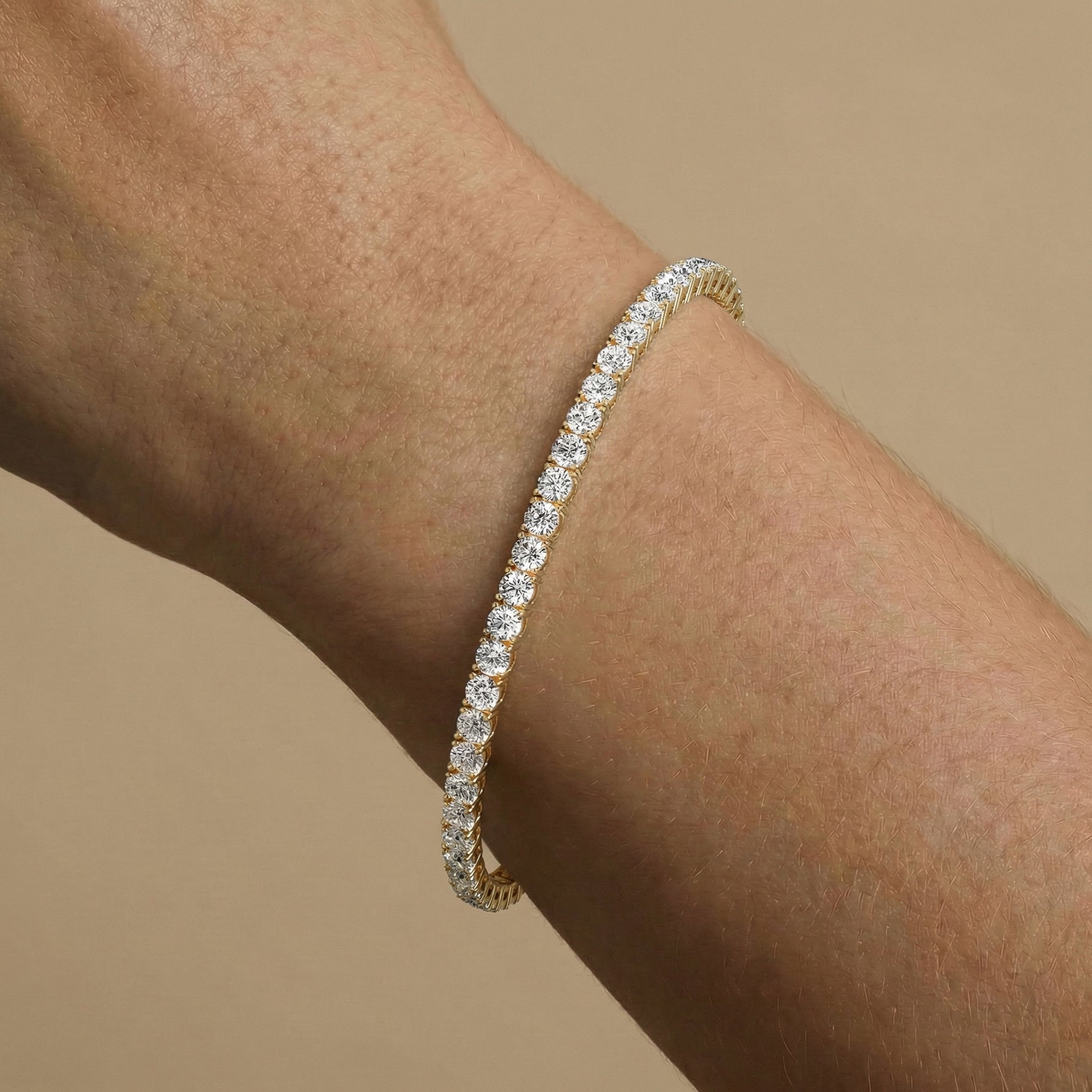 7 CTW Luxury Lab - Grown Diamond Tennis Bracelet in Sterling Silver - Bracelets