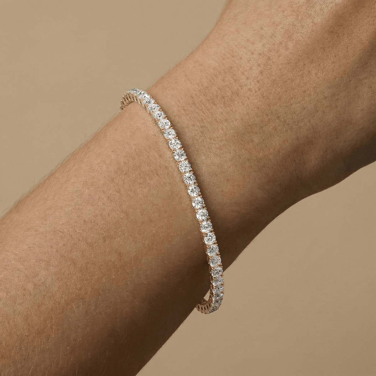 7 CTW Luxury Lab - Grown Diamond Tennis Bracelet in Sterling Silver - Bracelets