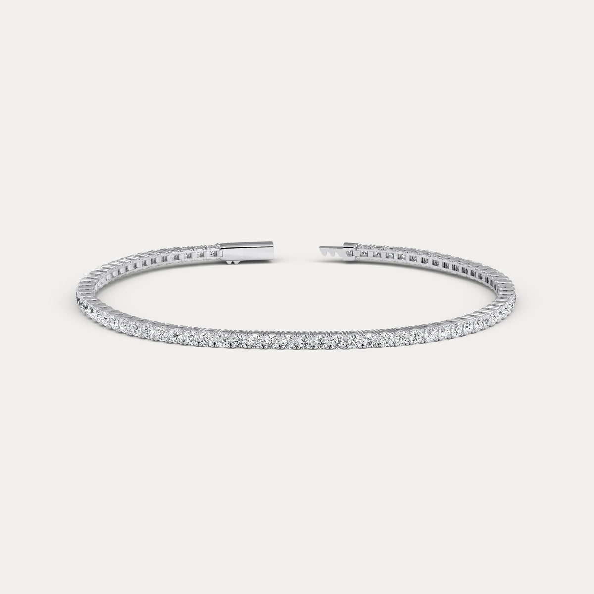 3 CTW Eternity Lab - Grown Diamond Tennis Bracelet in Sterling Silver - Bracelets