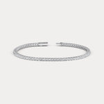 3 CTW Eternity Lab - Grown Diamond Tennis Bracelet in Sterling Silver - Bracelets