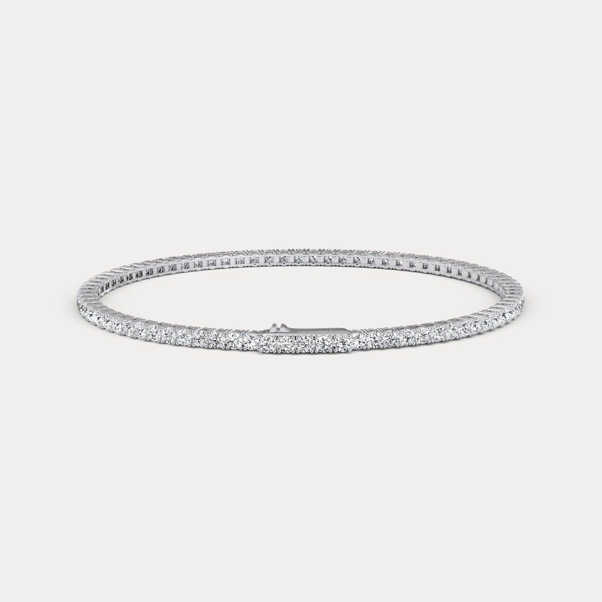 3 CTW Eternity Lab - Grown Diamond Tennis Bracelet in Sterling Silver - Bracelets