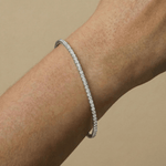 3 CTW Eternity Lab - Grown Diamond Tennis Bracelet in Sterling Silver - Bracelets