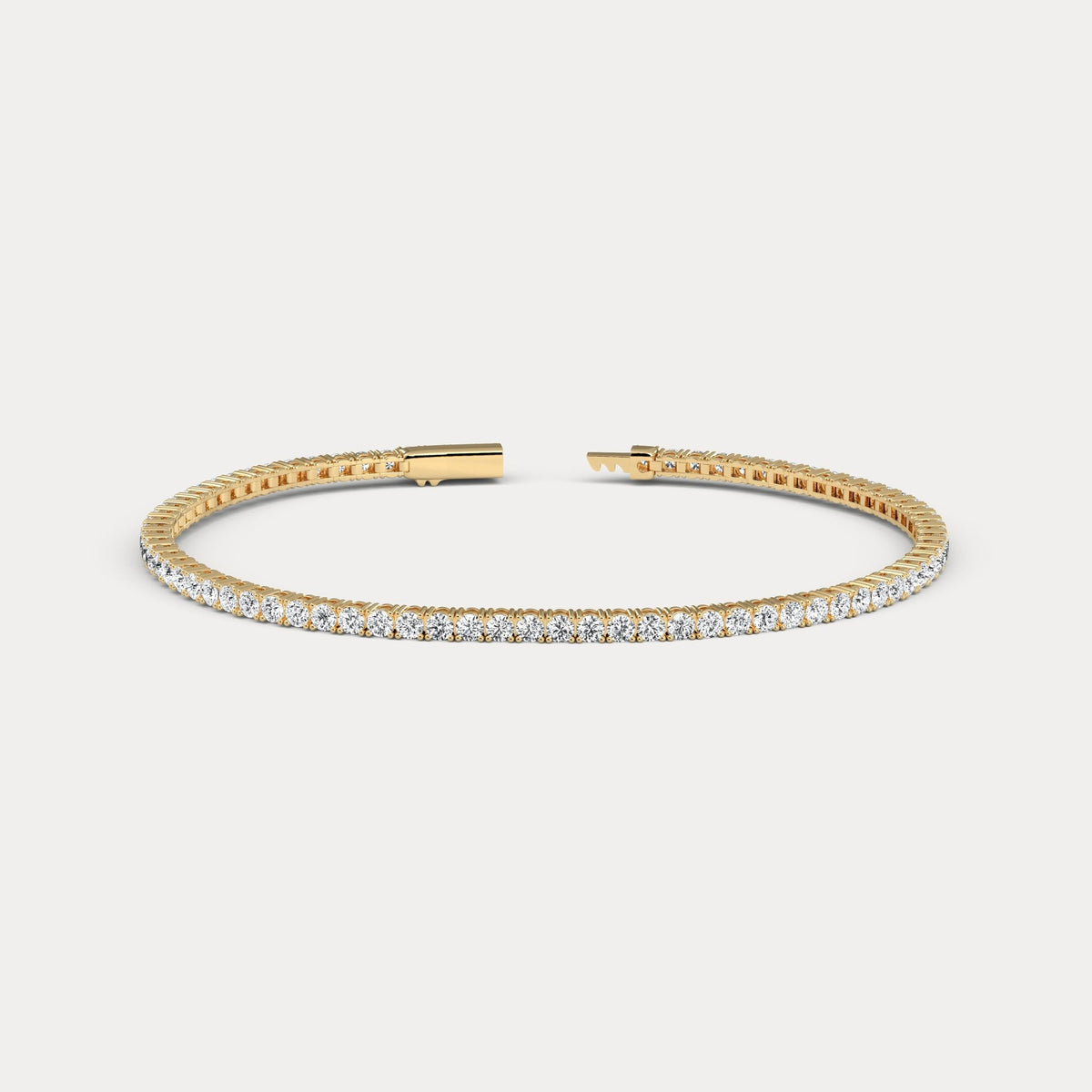 3 CTW Eternity Lab - Grown Diamond Tennis Bracelet in Sterling Silver - Bracelets