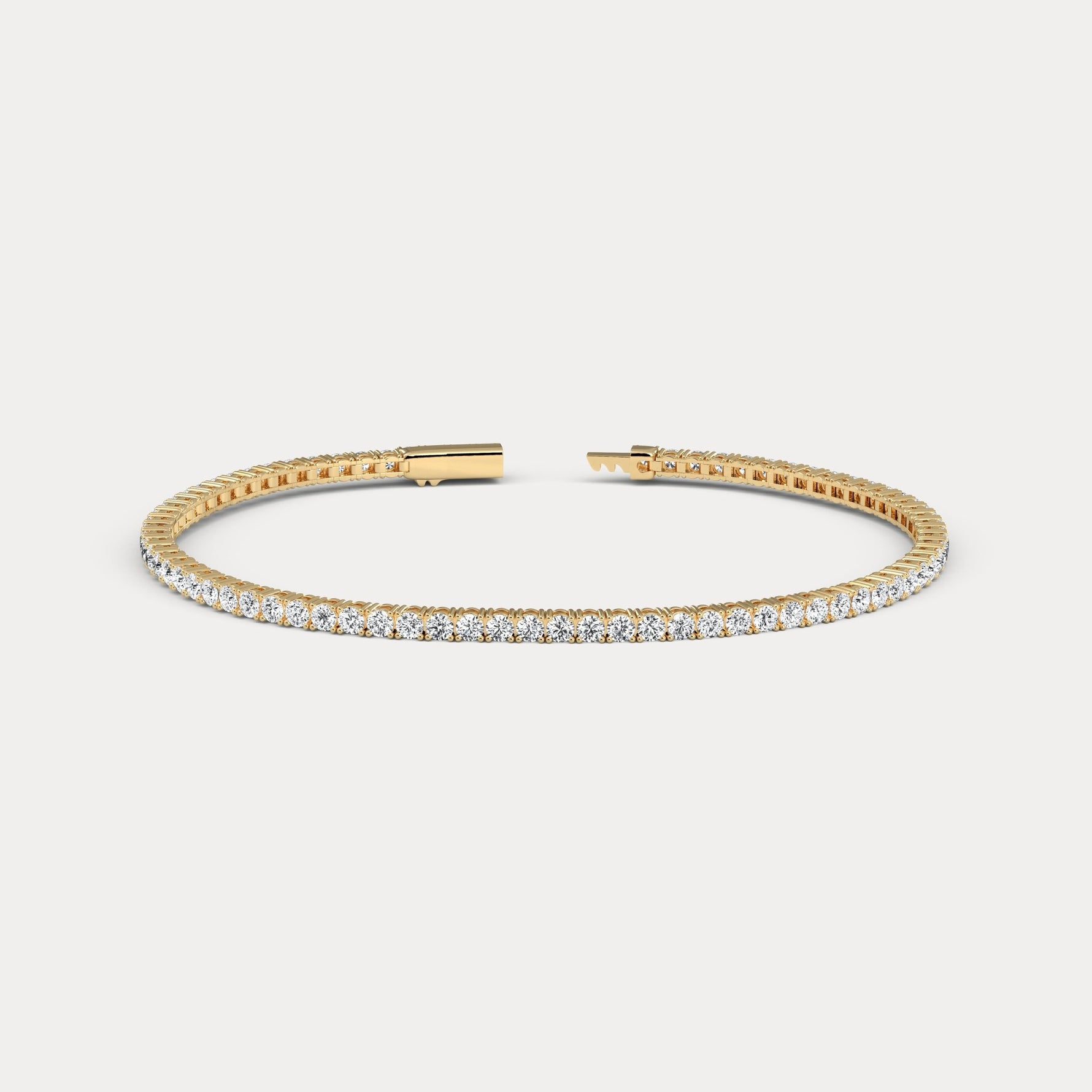 3 CTW Eternity Lab - Grown Diamond Tennis Bracelet in Sterling Silver - Bracelets