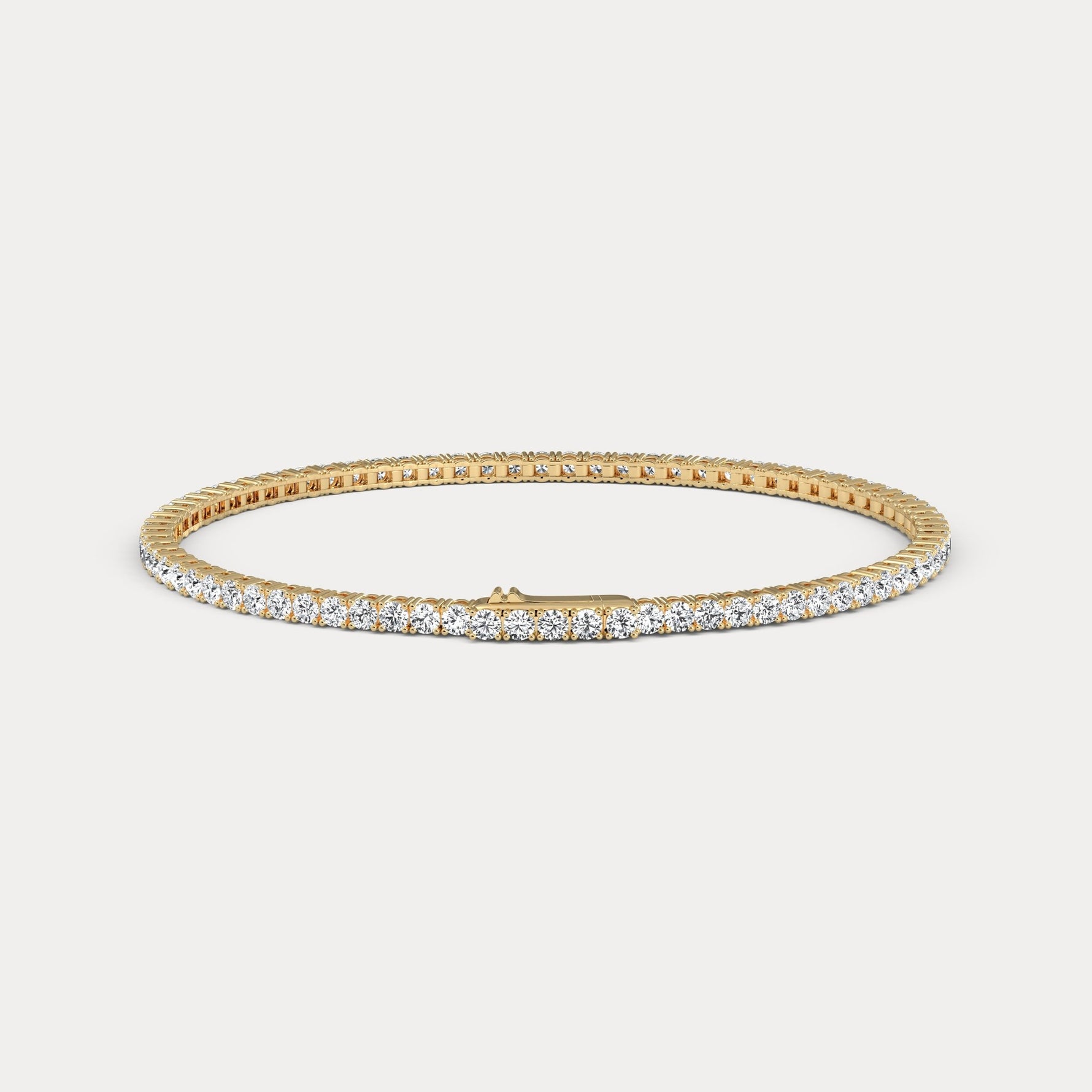 3 CTW Eternity Lab - Grown Diamond Tennis Bracelet in Sterling Silver - Bracelets