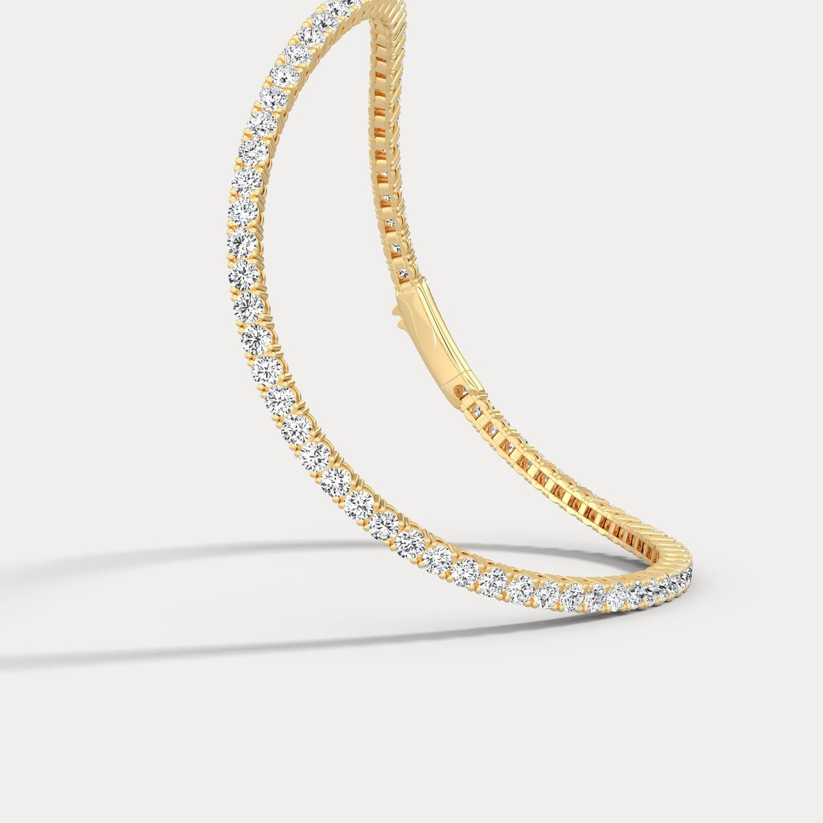 3 CTW Eternity Lab - Grown Diamond Tennis Bracelet in Sterling Silver - Bracelets