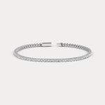 1 CTW Prong Set Lab - Grown Diamond Tennis Bracelet in Sterling Silver - Bracelets