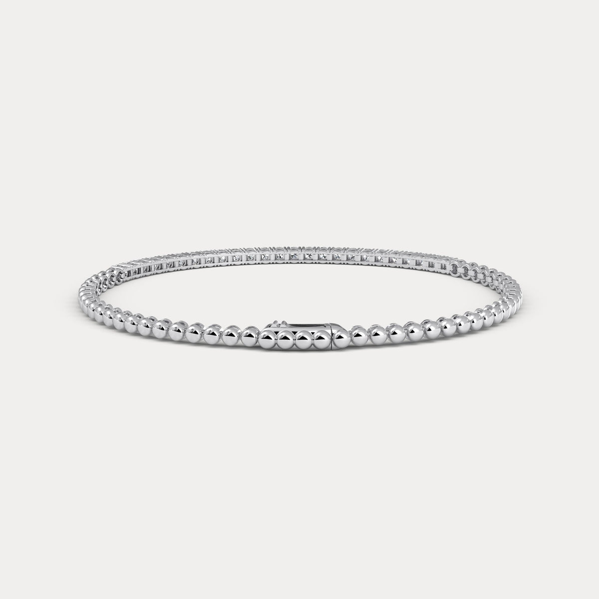 1 CTW Prong Set Lab - Grown Diamond Tennis Bracelet in Sterling Silver - Bracelets