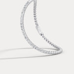 1 CTW Prong Set Lab - Grown Diamond Tennis Bracelet in Sterling Silver - Bracelets