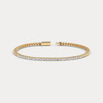 1 CTW Prong Set Lab - Grown Diamond Tennis Bracelet in Sterling Silver - Bracelets