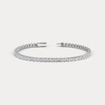 2 CTW Prong Set Lab - Grown Diamond Tennis Bracelet in Sterling Silver - Bracelets