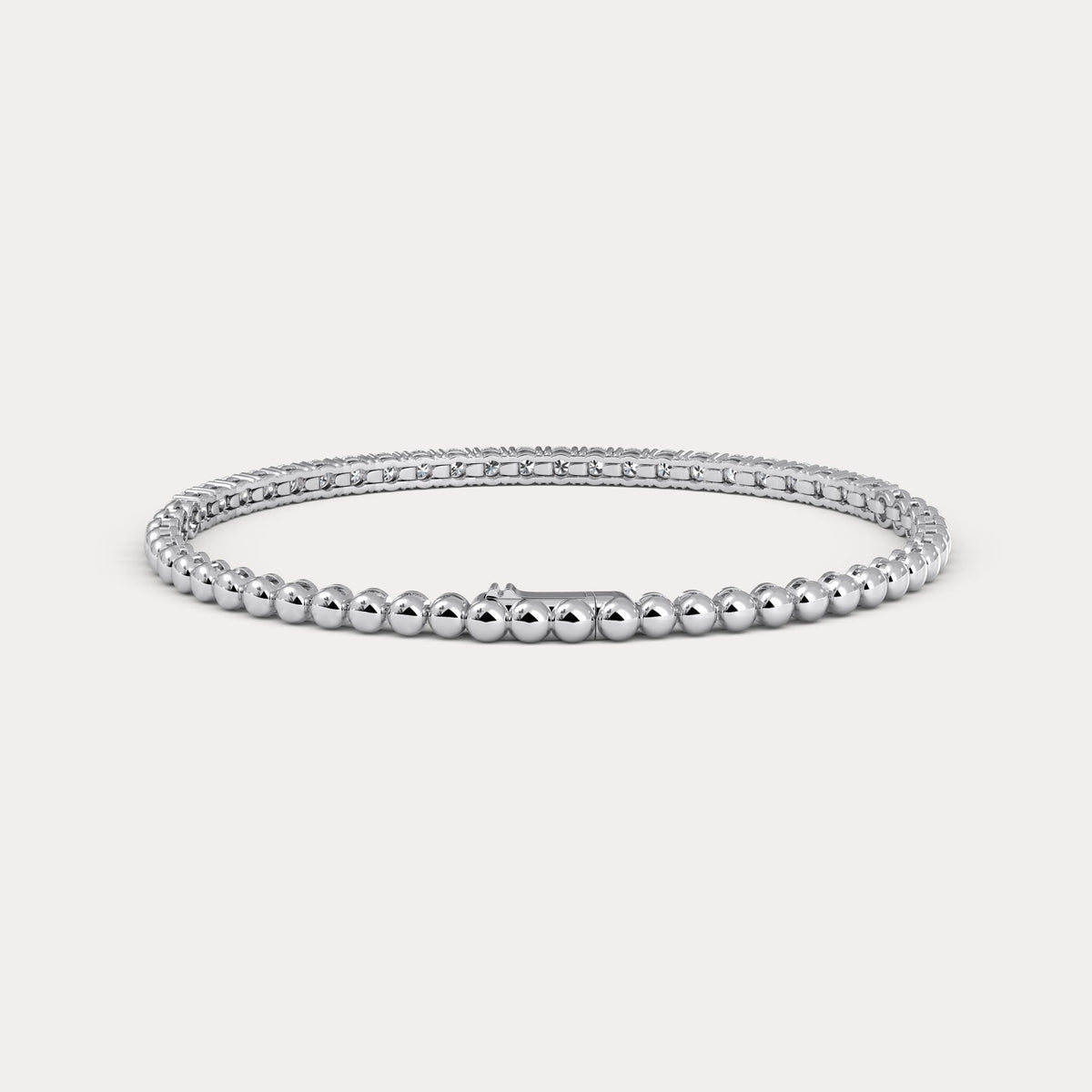 2 CTW Prong Set Lab - Grown Diamond Tennis Bracelet in Sterling Silver - Bracelets