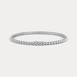 2 CTW Prong Set Lab - Grown Diamond Tennis Bracelet in Sterling Silver - Bracelets