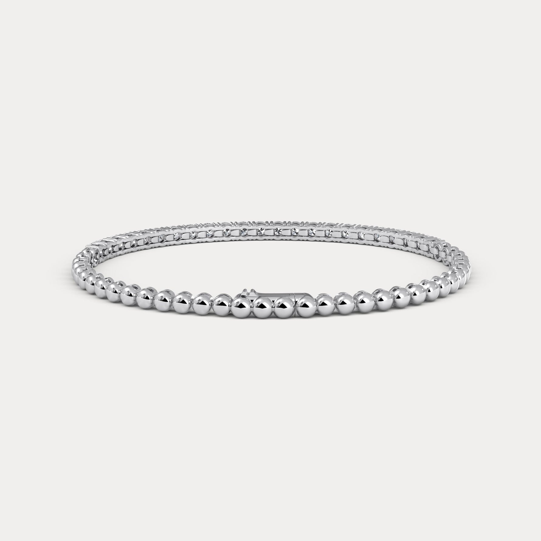 2 CTW Prong Set Lab - Grown Diamond Tennis Bracelet in Sterling Silver - Bracelets