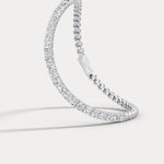 2 CTW Prong Set Lab - Grown Diamond Tennis Bracelet in Sterling Silver - Bracelets