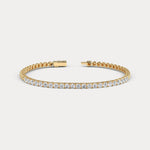2 CTW Prong Set Lab - Grown Diamond Tennis Bracelet in Sterling Silver - Bracelets