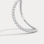 1 CTW Bezel Set Lab - Grown Diamond Tennis Bracelet in Sterling Silver - Bracelets