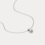 Sterling Silver Round Lab - Grown Diamond Pendant Necklace - Necklaces