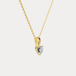 Sterling Silver Round Lab - Grown Diamond Pendant Necklace - Necklaces