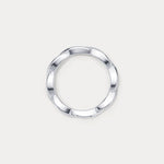 Round Lab - Grown Diamond Interwoven Band Ring in Sterling Silver - Rings