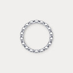 1CTW Round Lab - Grown Diamond Bezel - Set Eternity Band in 14K Gold/Platinum - Rings