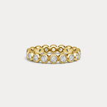 1CTW Round Lab - Grown Diamond Bezel - Set Eternity Band in 14K Gold/Platinum - Rings