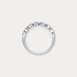 Round Lab - Grown Diamond Twist Band Ring in Sterling Silver - Rings