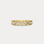Round Lab - Grown Diamond Twist Band Ring in Sterling Silver - Rings