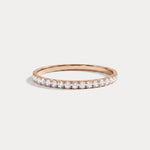 Lab Diamonds Stackable Pave Wedding Band - Rings