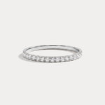 Lab Diamonds Stackable Pave Wedding Band - Rings