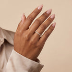 Lab Diamonds Stackable Pave Wedding Band - Rings