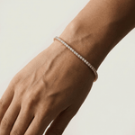 3 Carat Lab - Grown Diamond Tennis Bracelet in 14K Gold/Platinum – Classic & Timeless - Bracelets