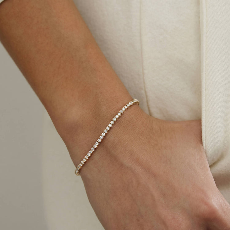 1.67 CTW Round Lab-Grown Diamond Tennis Bracelet - Bracelets