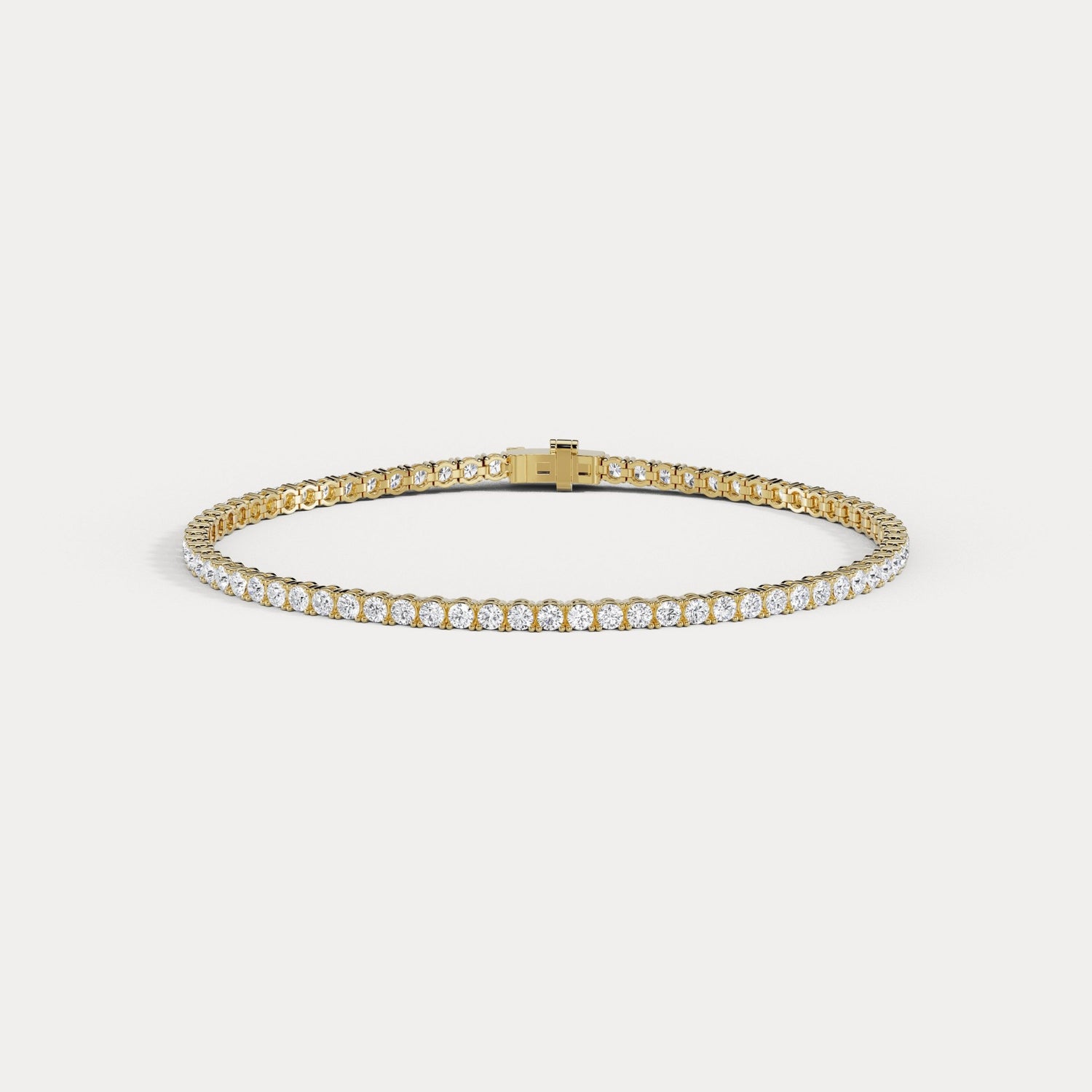 3.00 CTW Round Lab-Grown Diamond Tennis Bracelet - Bracelets
